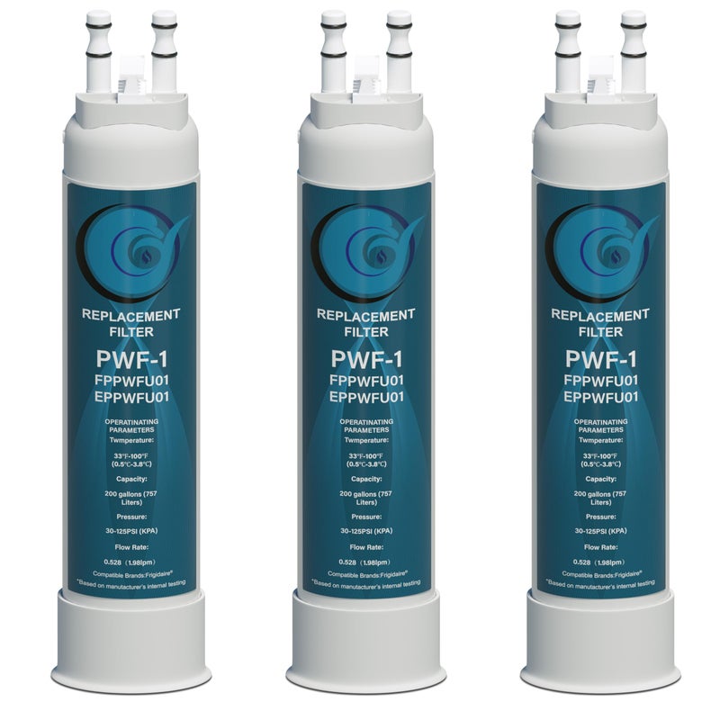 Yatker Fppwfu01 Water Filter Replacement - Compatible With Eppwfu01 Pureadvantage Purepour Pwf-1 Water Filter (3 Pack) - Image 1